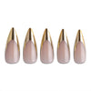 PaintLab Gold Chrome Stiletto - Blush & Cactus