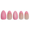 PaintLab Pink Sunset Glitter Press On Nails - Blush & Cactus