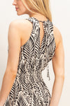 Sleeveless Smocked Waist Dress
