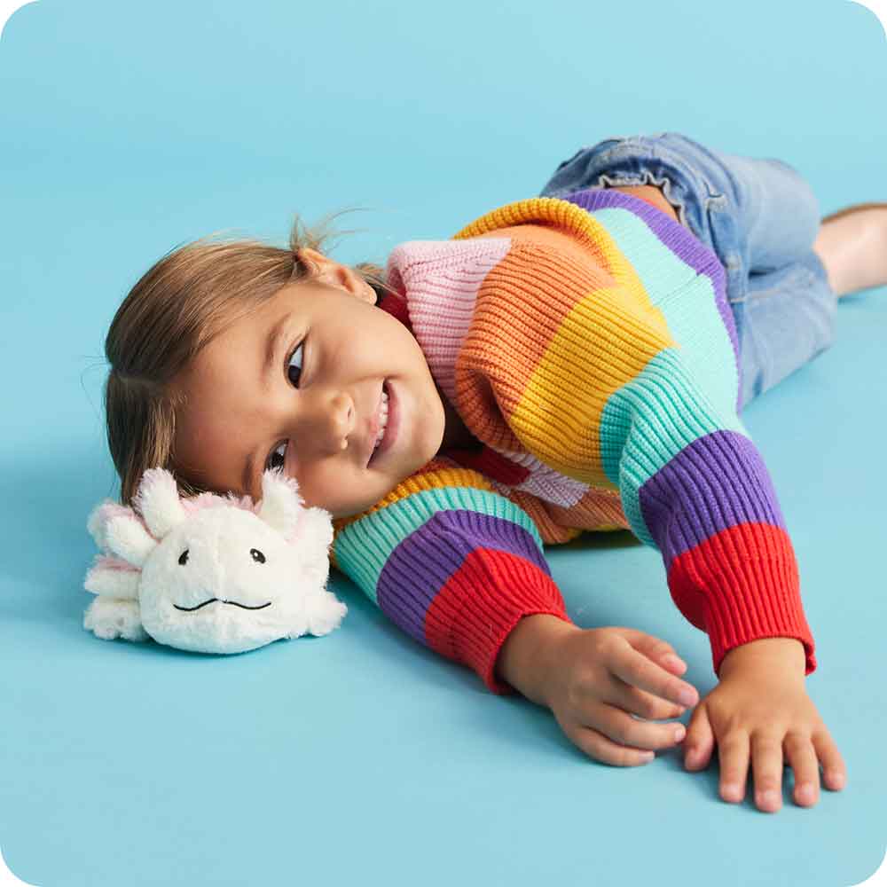 Axolotl Warmies Junior - Blush & Cactus