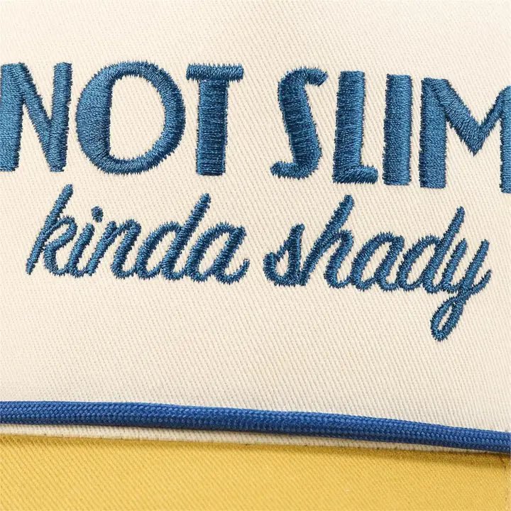 Kinda Shady Trucker Hat - Blush & Cactus