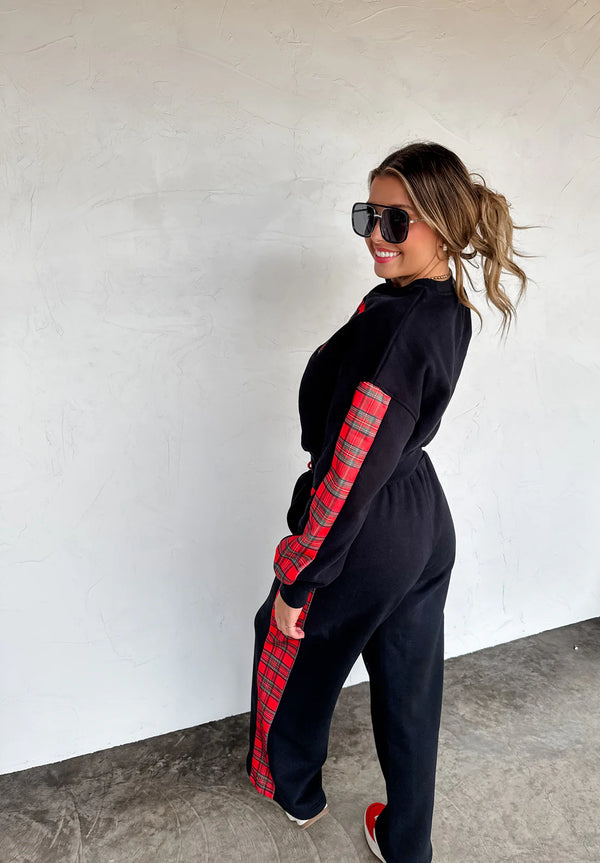 **PREORDER**   Merry Plaid Pant Set