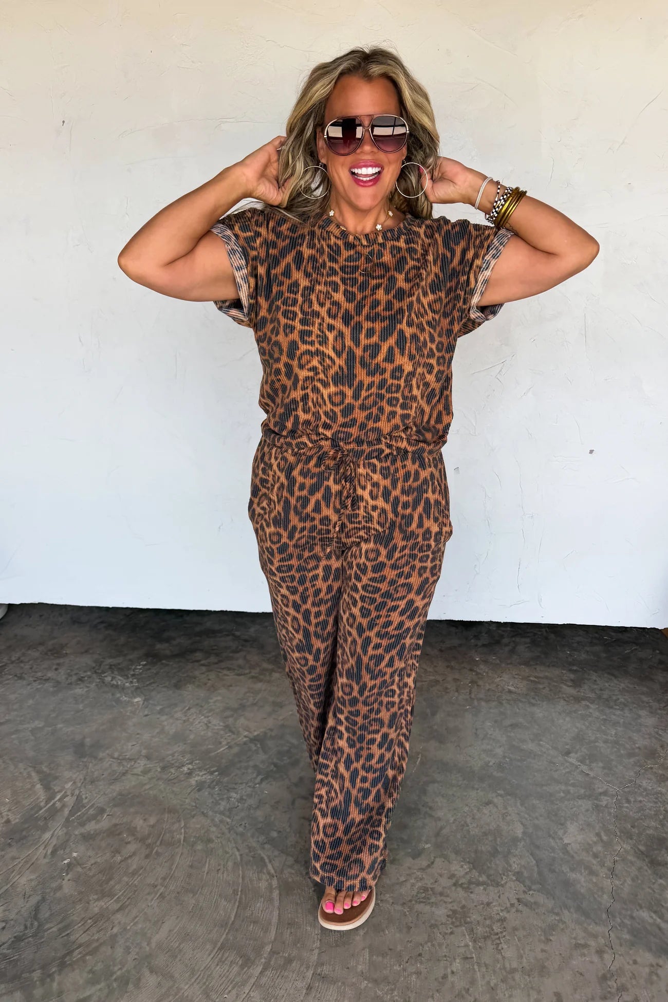 ***PREORDER*** Cheetah Kelsey Pant Sets