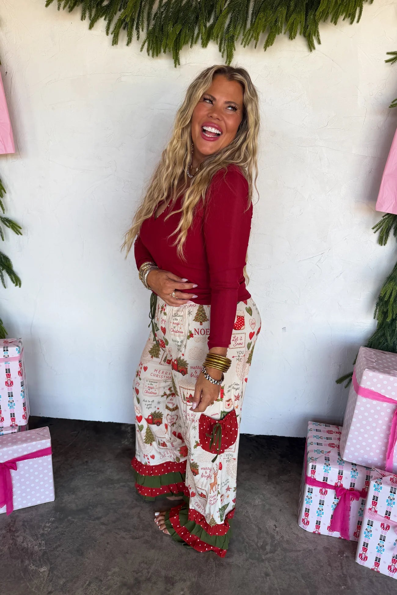 **PREORDER** Vintage Christmas Bloomer Pants