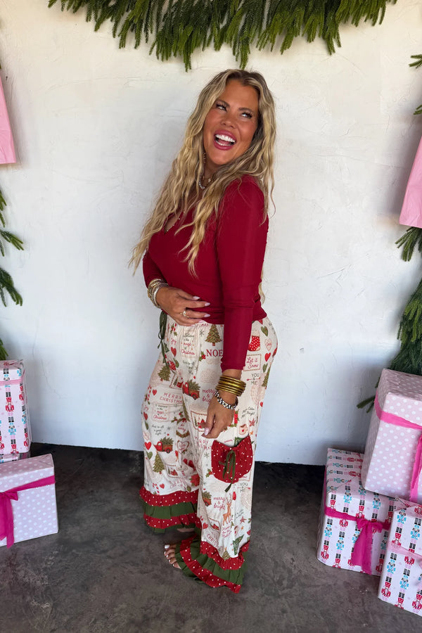 **PREORDER** Vintage Christmas Bloomer Pants