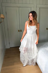 **PREORDER** Blooming Maxi Skirt - Blush & Cactus