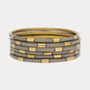 BuDhaGirl Ash Veda Bangles - Set of 6 - Blush & Cactus