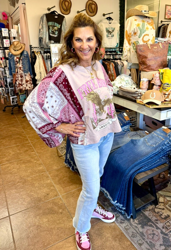 Desert Rose Free Bird - Blush & Cactus