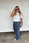 Victory Check Pants - Blush & Cactus