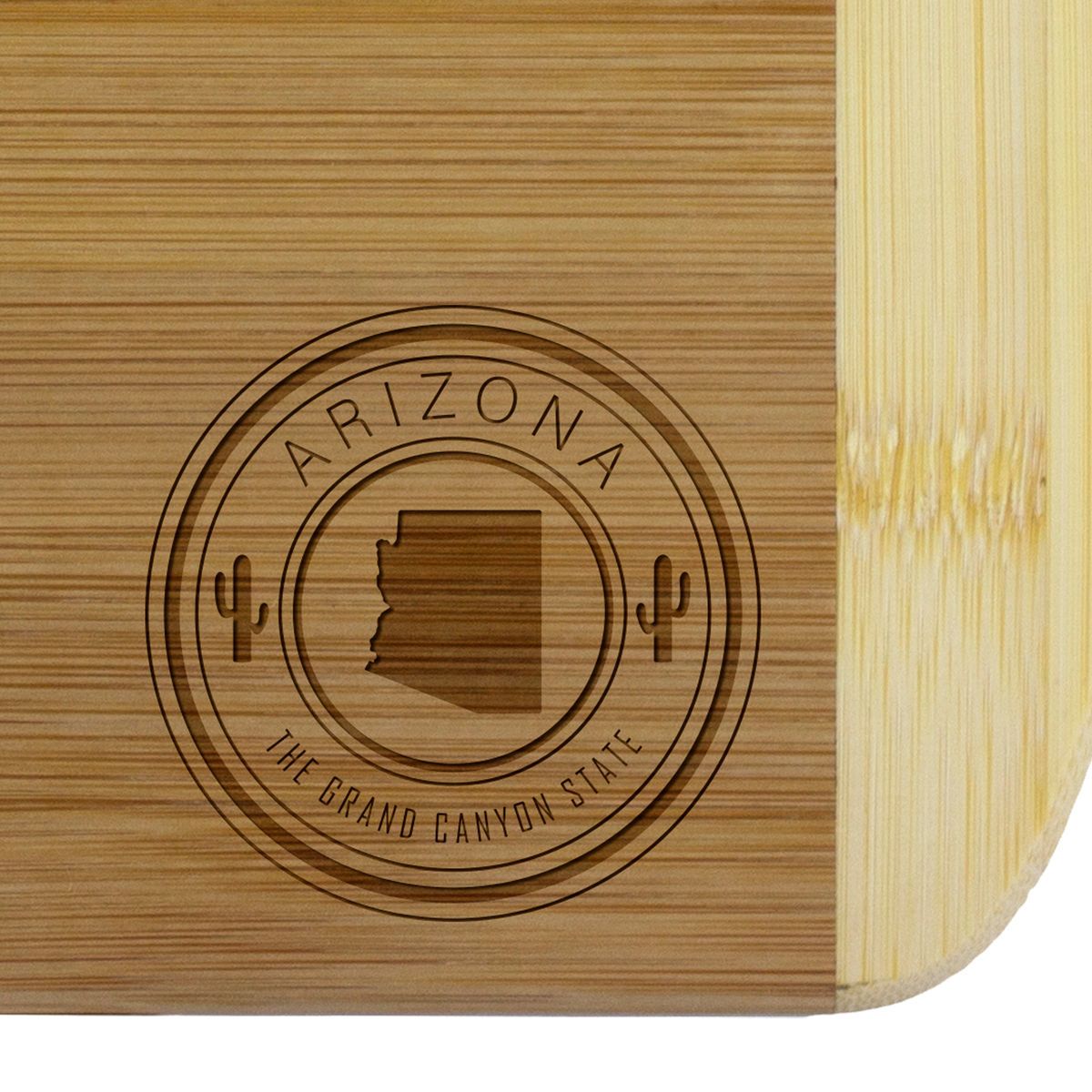 Arizona State Stamp 8-inch Cutting Board