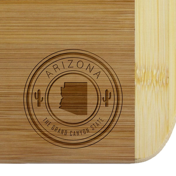 Arizona State Stamp 8-inch Cutting Board
