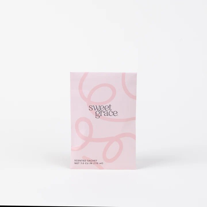 Sweet Grace Modern Swirl Sachet - Blush & Cactus