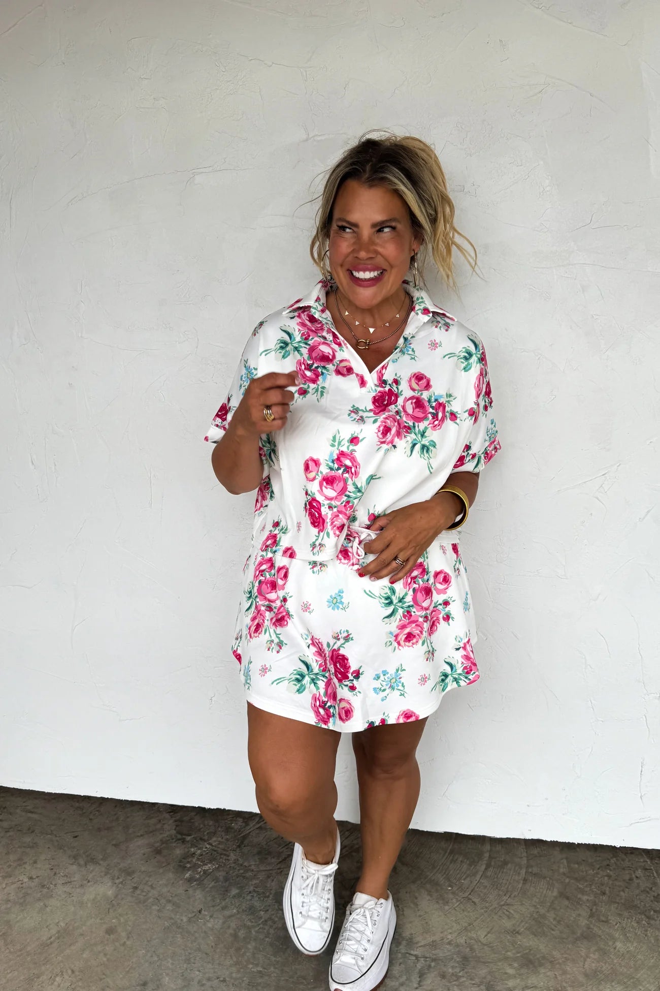 Pretty to Play Skort Set - Blush & Cactus