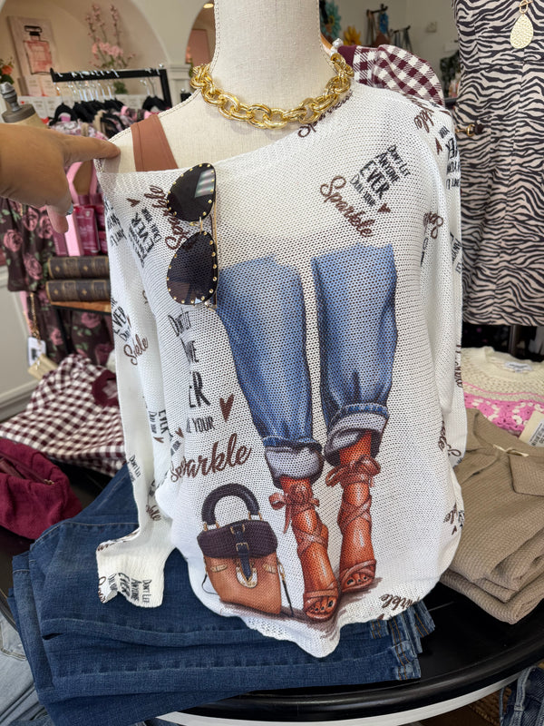 Don't Dull Your Sparkle Sweater
