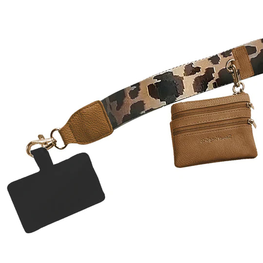 Clip & go Strap With Pouch - Leopard Collection