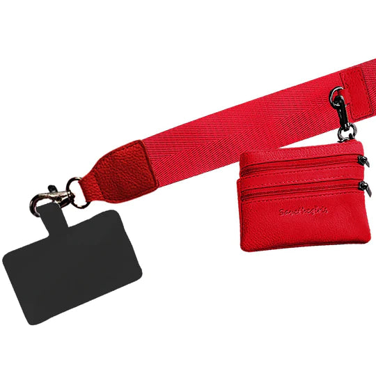 Clip & Go Strap With Pouch - Solid Collection - 2 Colors