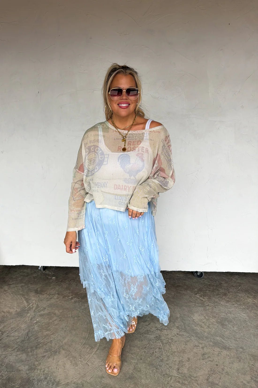 **PREORDER** Sunday Market Top - Blush & Cactus