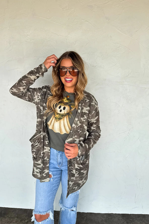 Camo Ghost Graphic Tee