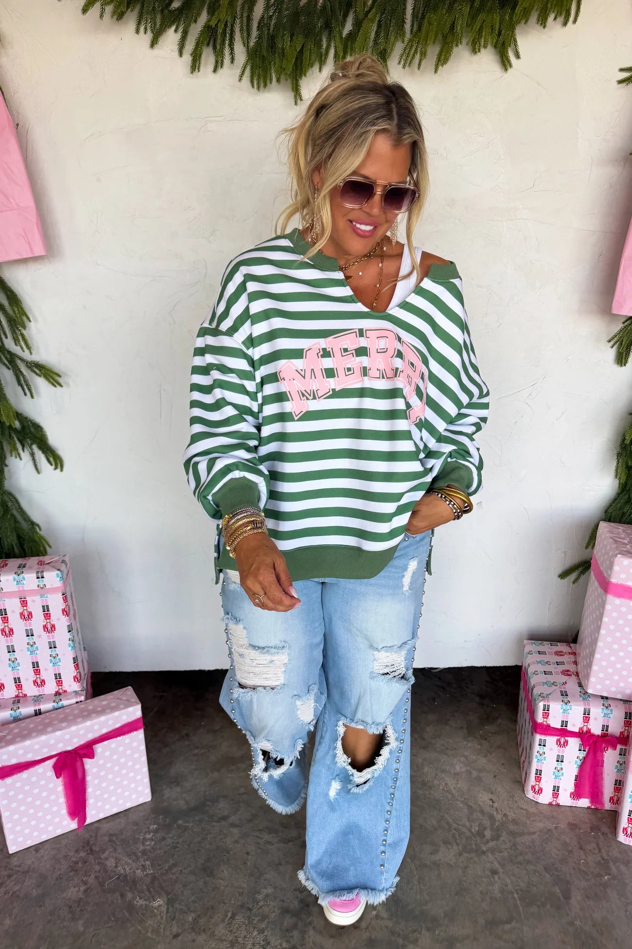 ***PREORDER*** Jolly & Merry Oversized Pullover