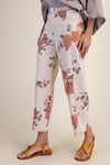 Easel Blooming Meadow Barrel Pants - Blush & Cactus