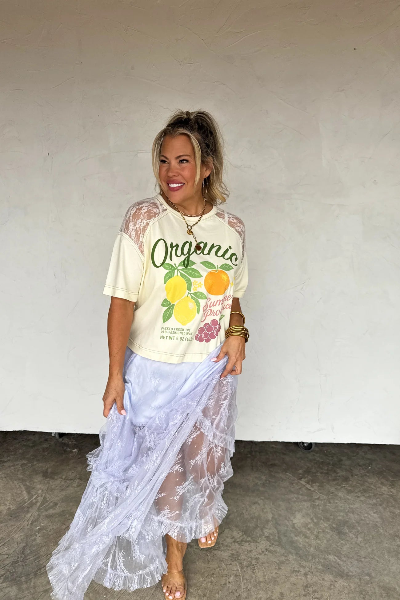 **PREORDER** Blooming Maxi Skirt - Blush & Cactus