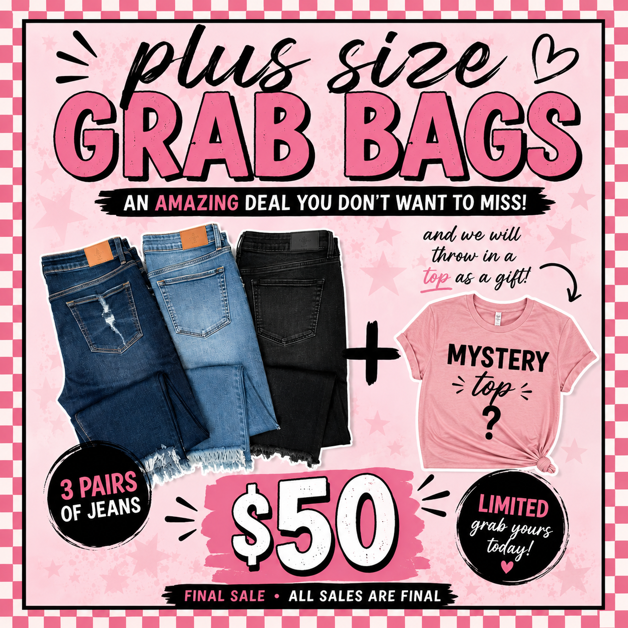 CURVY GRAB BAGS ARE HERE!