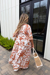 In the Jungle Kaftan Dress - Blush & Cactus