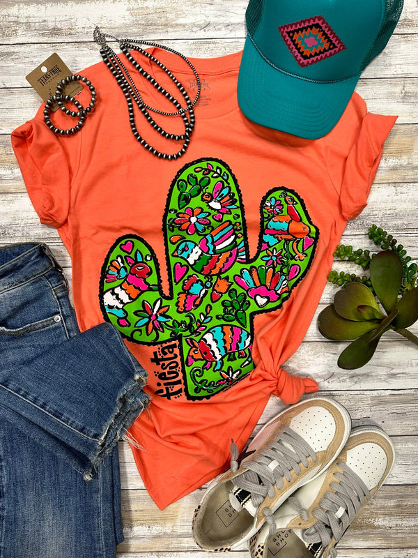 SUMMER SIZZILIN Barbara's Fiesta Cactus Tee