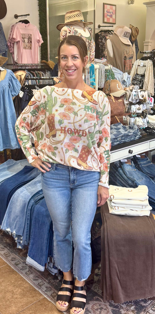 Howdy Western Lightweight Top