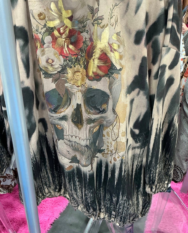 Novelty Made in Italy Zip Up - Blush & Cactus