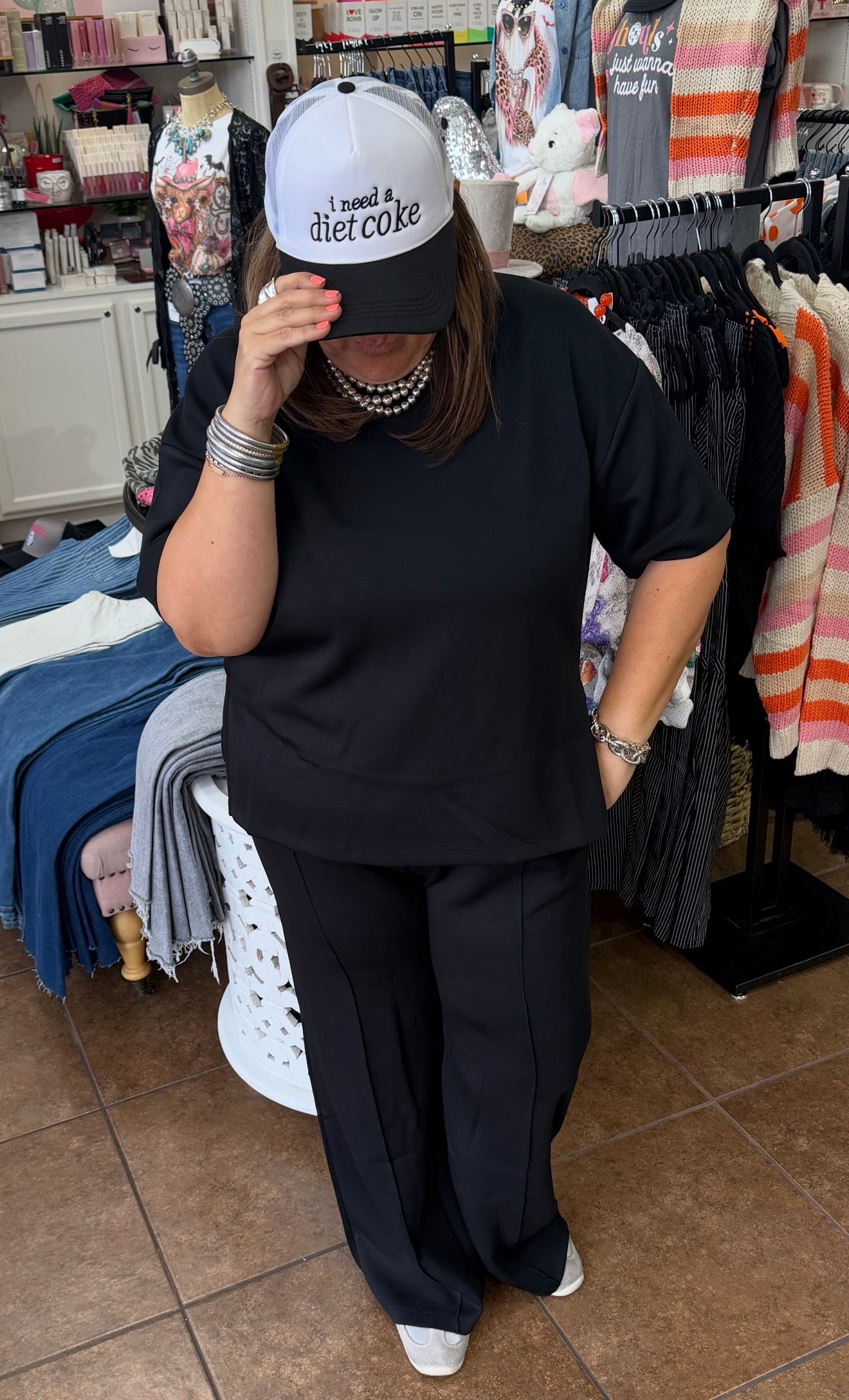 Back in Black Scuba Curvy Set