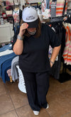 Back in Black Scuba Curvy Set
