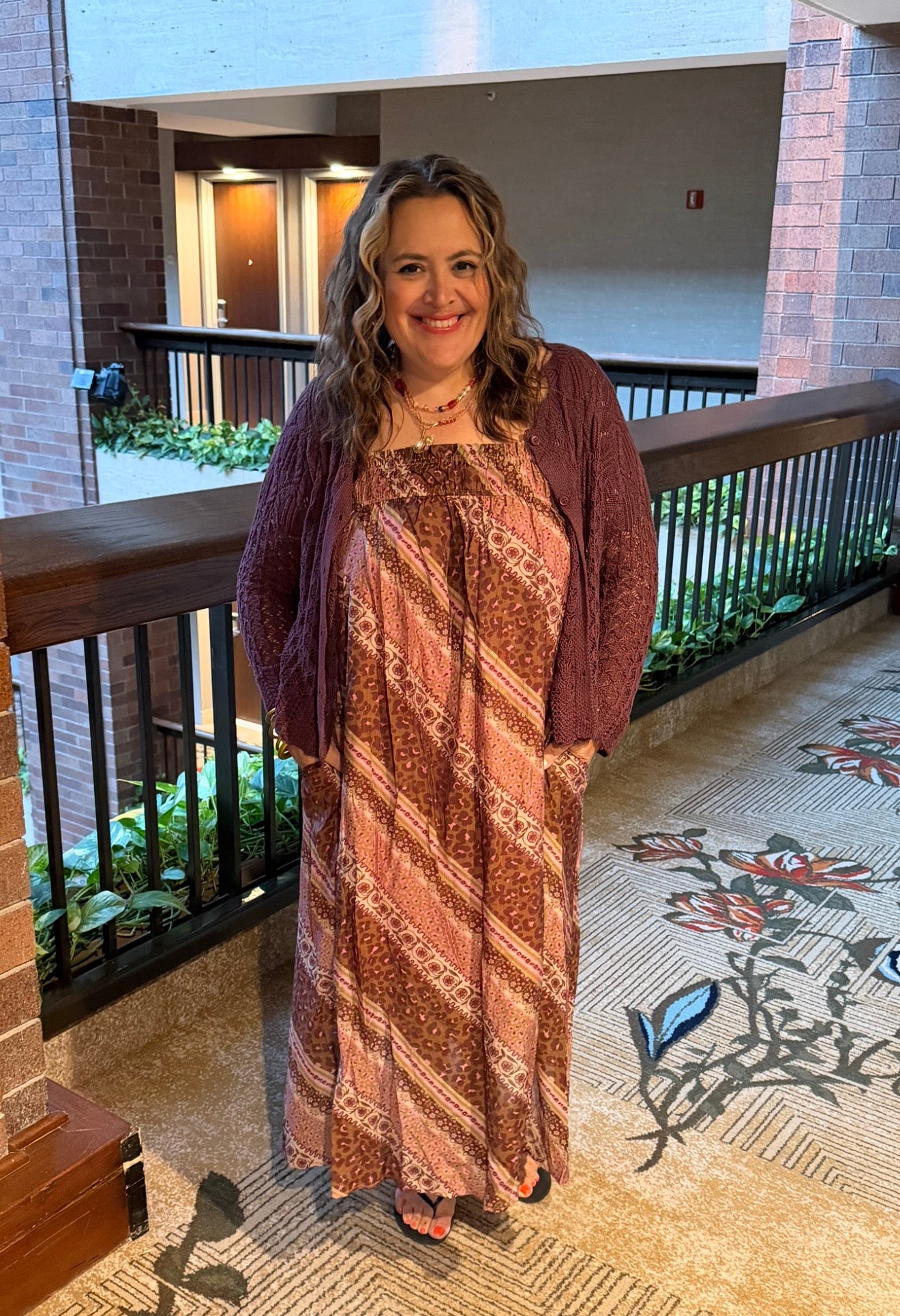 The Maroon Mesa Maxi Dress