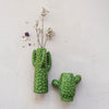 4"L x 7-3/4"H Stoneware Cactus