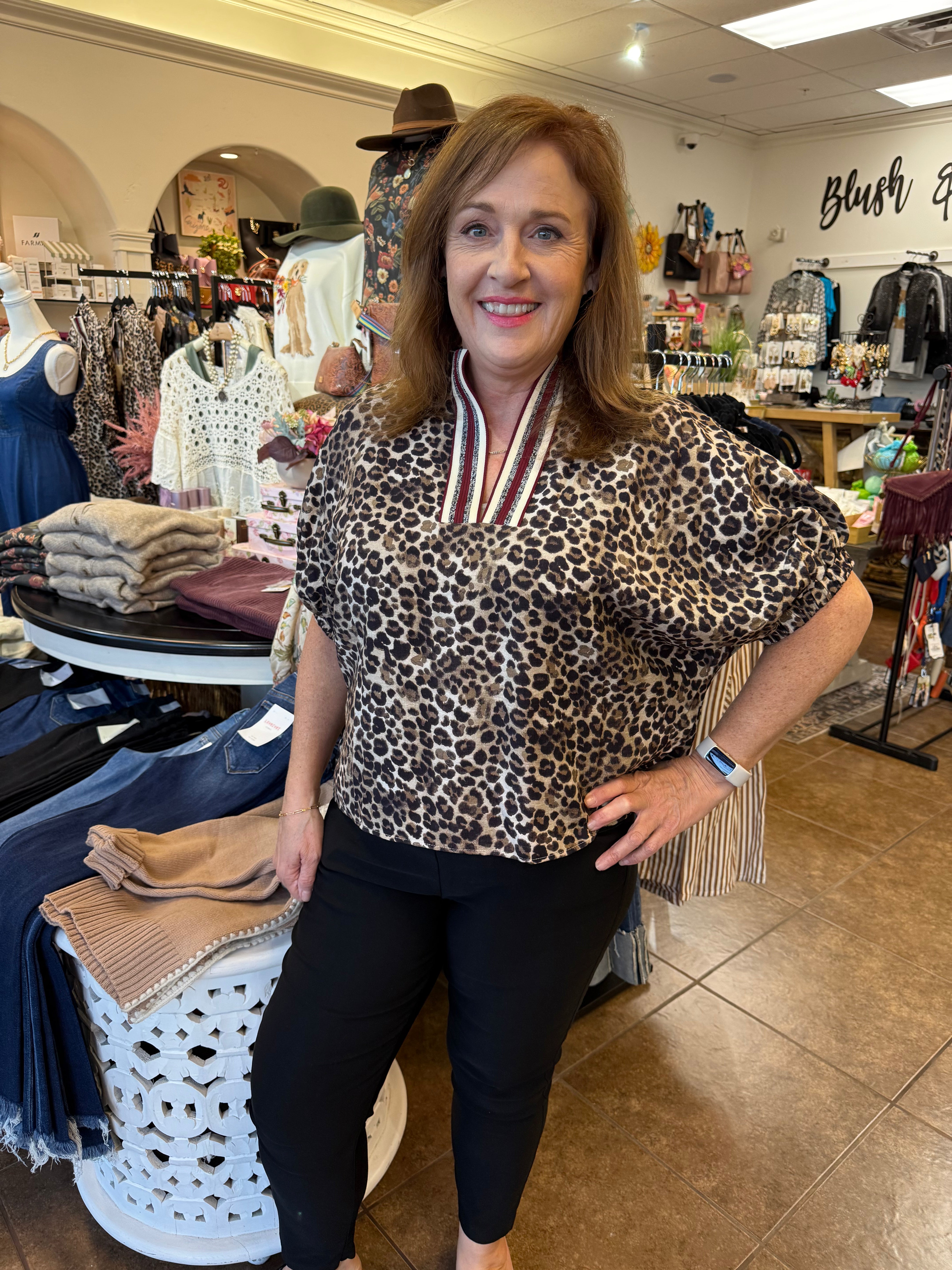 The Bordeaux Leopard Dolman