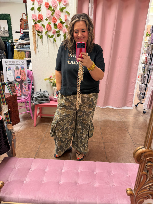 Abstract Printed Mineral Pants