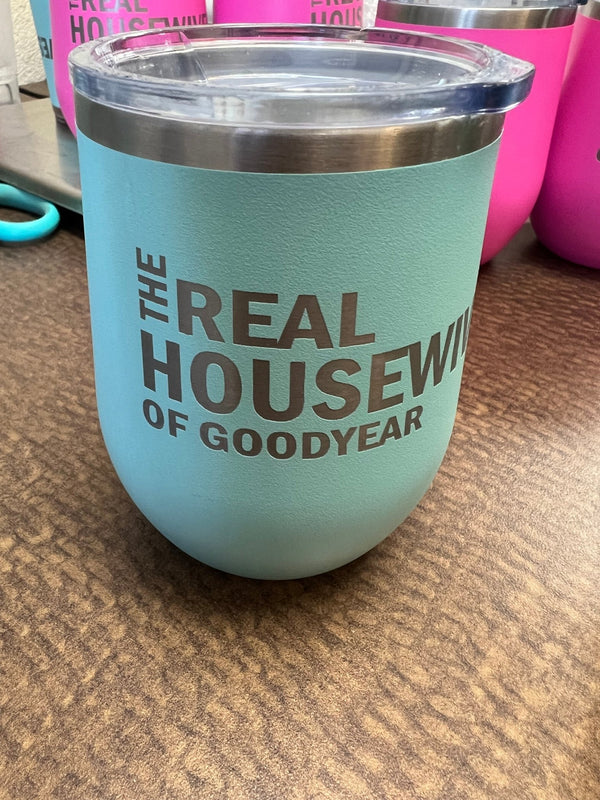 Real Housewives of GOODYEAR Polar Camel Wine Tumbler - 2 Colors - Blush & Cactus