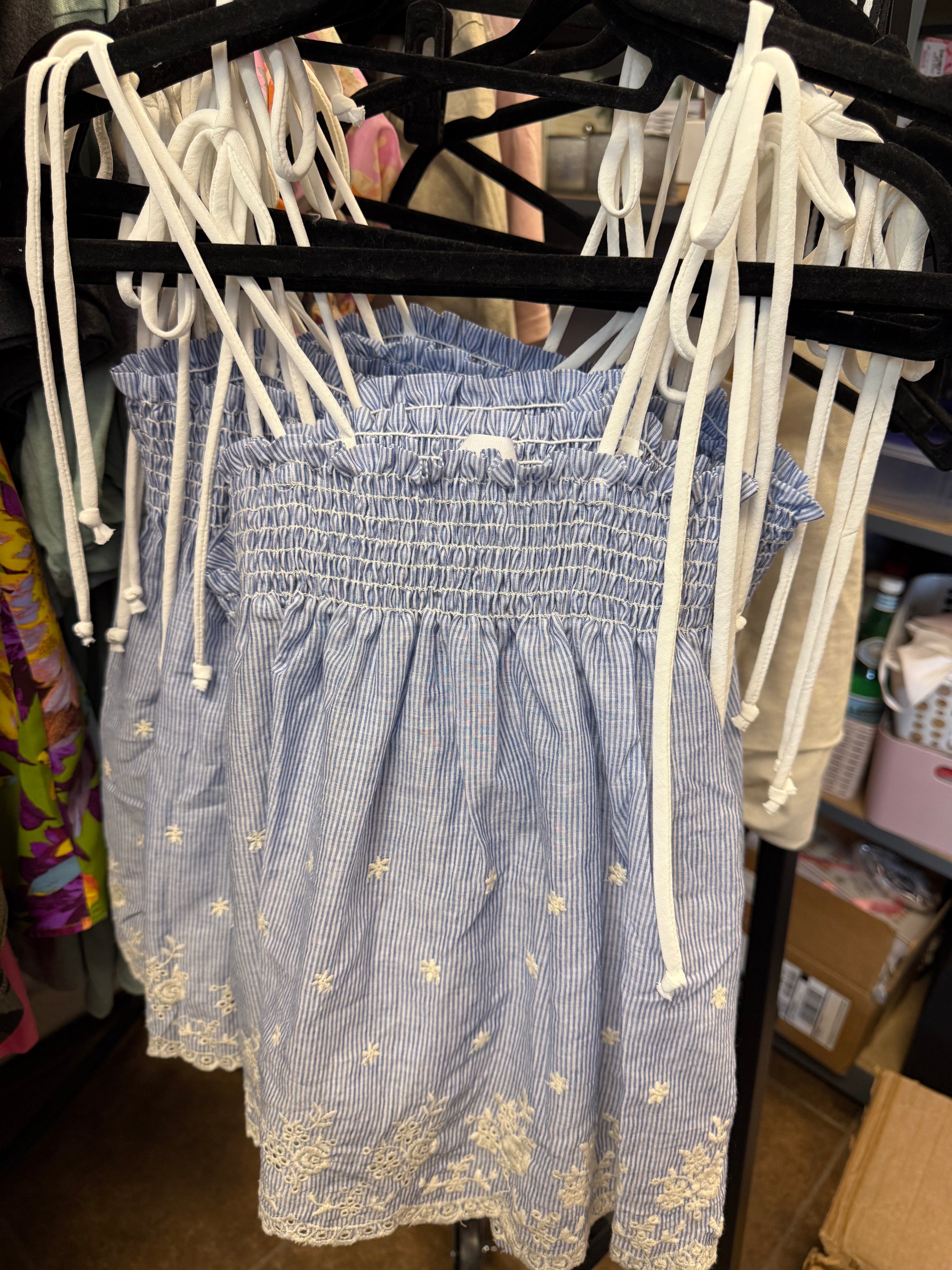 Sweet Stripe Tie Tank