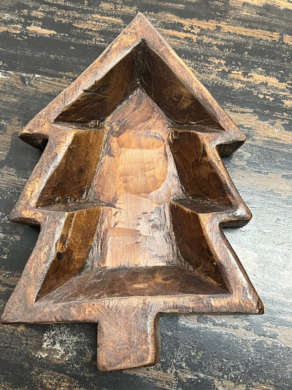 Wood Christmas Trees - 2 sizes - Blush & Cactus