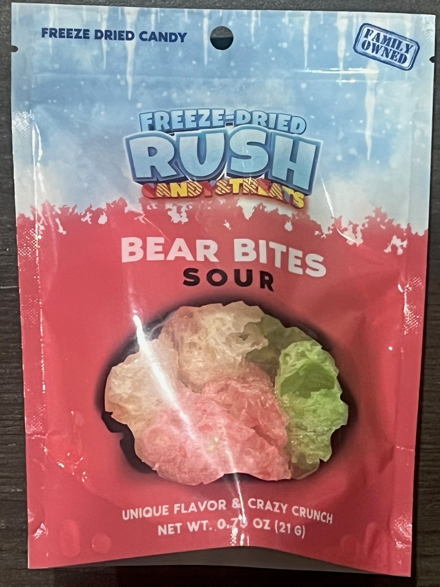 Freeze Dried Rush Bear Bites Sour