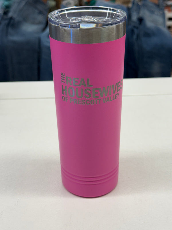 Real Housewives of Prescott Valley Polar Camel Skinny Tumbler