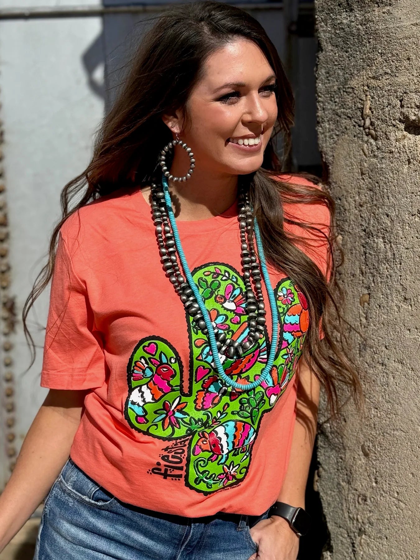 SUMMER SIZZILIN Barbara's Fiesta Cactus Tee