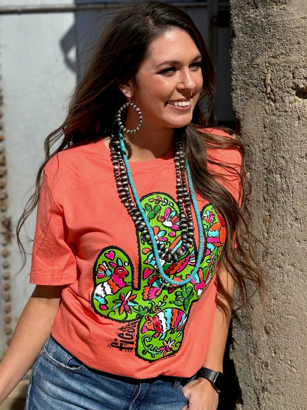 SUMMER SIZZILIN Barbara's Fiesta Cactus Tee