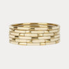 BuDhaGirl Ash Veda Bangles - Set of 6 - Blush & Cactus