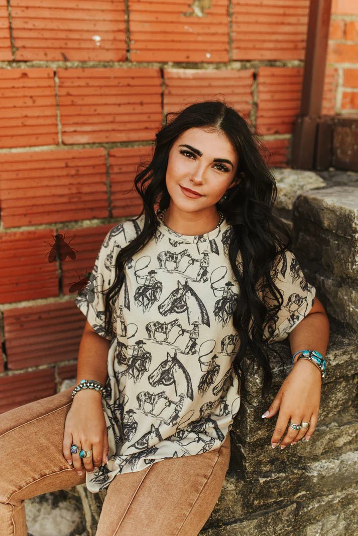 THE WAY OF LIFE Top - Blush & Cactus