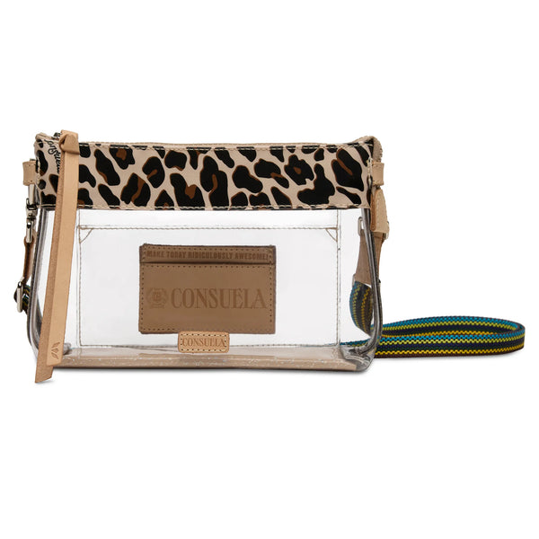 Consuela | Clear Mona Midtown Crossbody - Blush & Cactus