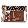 Consuela | Clear Mona Midtown Crossbody - Blush & Cactus