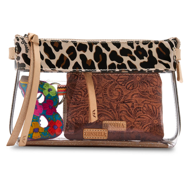 Consuela | Clear Mona Midtown Crossbody - Blush & Cactus