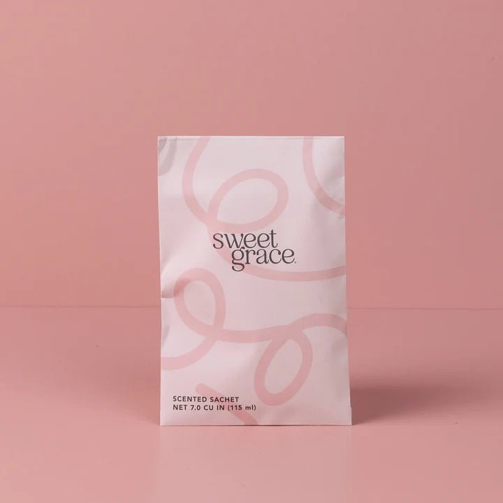 Sweet Grace Modern Swirl Sachet - Blush & Cactus