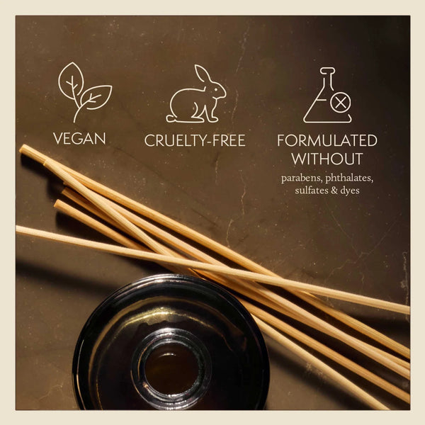 Thymes Noir Woods Petite Reed Diffuser